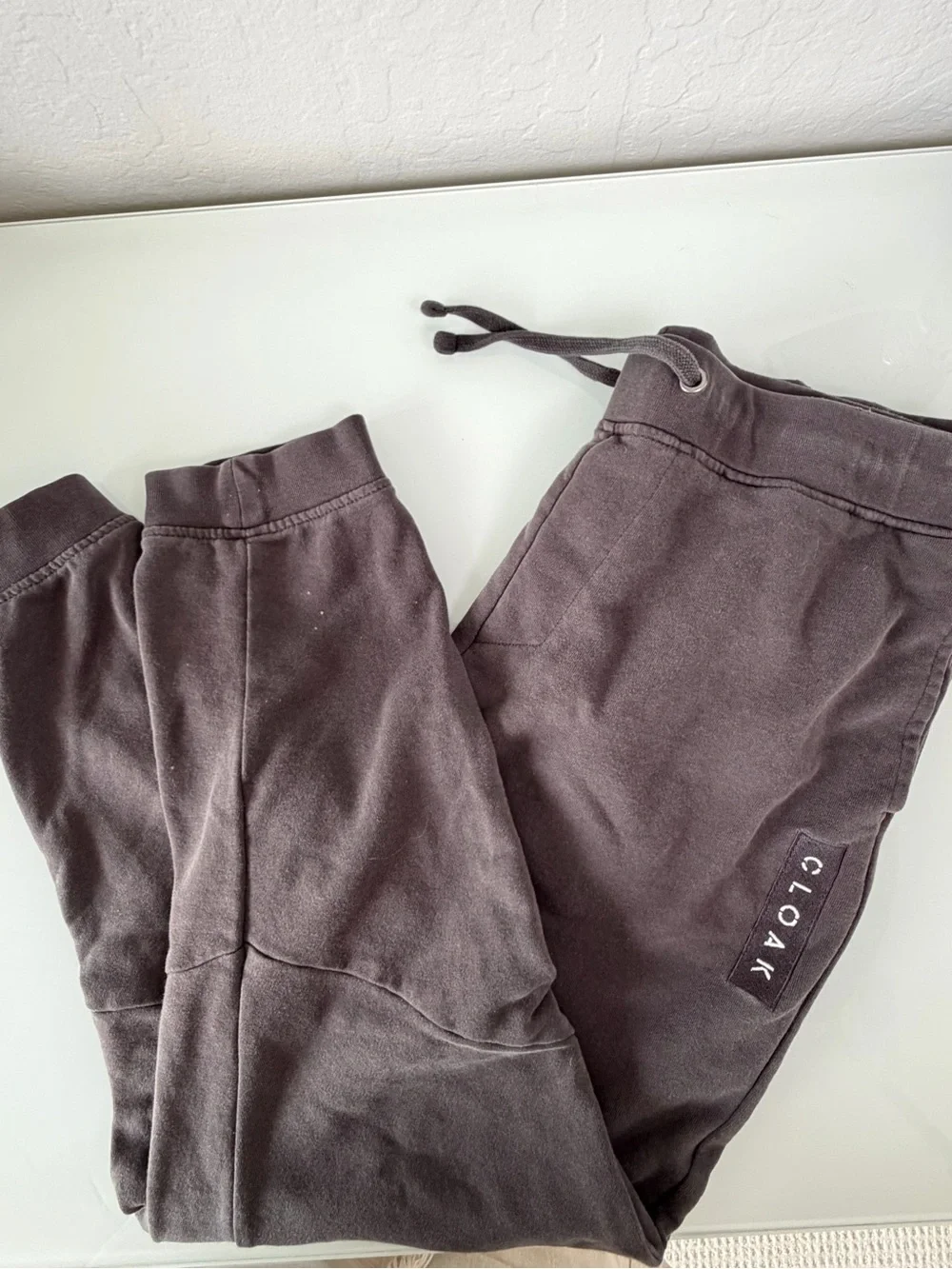 Cloak Sweatpants Men's Dark Charcoal Joggers Tapered Large Streetwear